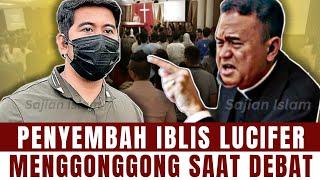 PENYEMBAH IBLIS LUCIFER Menggonggong Saat Debat