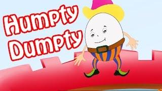 Humpty Dumpty Sat On A Wall | Nursery Rhymes In English