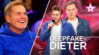 Nick Ferretti singt als Deepfake-Dieter für den Poptitan  | Das Supertalent 2024