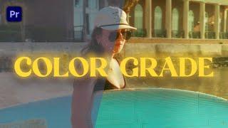 HOW I COLOR GRADE MY FOOTAGE IN PREMIERE PRO