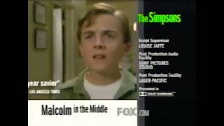 Fox Split Screen Credits (January 9, 2000) #3)