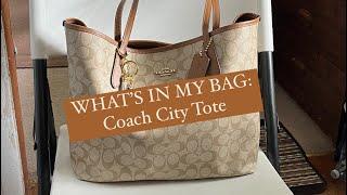 WHAT’S IN MY BAG | Coach City Tote