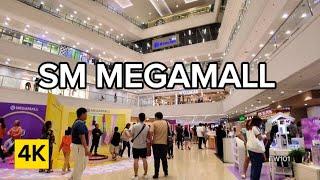 SM MEGAMALL Walking Tour 2024 | Supermalls in Philippines 4K
