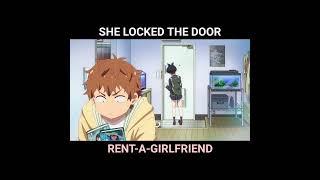 She locked the door...