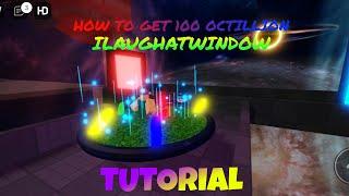 Roblox IQ Spaceverse | How to get 100 Octillion | REWORK