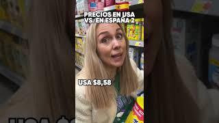 PRECIOS ESPAÑA  vs  EEUU Diferencias! #precios #españa #eeuu #super