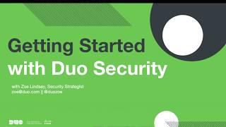 Getting Started With Duo Security
