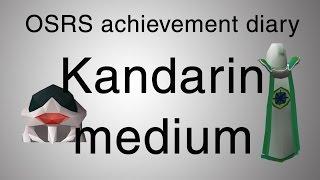 [OSRS] Kandarin medium achievement diary guide