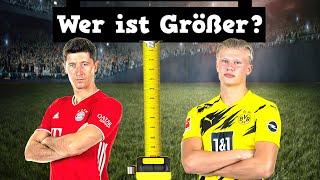 Which Footballer is taller? ft. Lewandowski, Haaland - Football Quiz 2021