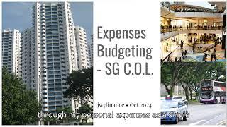 Expenses, Budgeting & Singapore Cost of Living