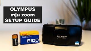 Olympus MJU Zoom / Stylus Zoom 70 setup guide