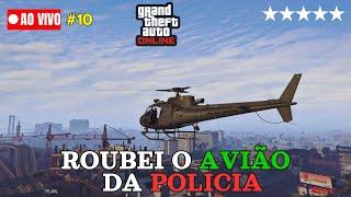  ROUBEI O AVIÃO DA POLICIA -  LIVE: GTA V ONLINE 