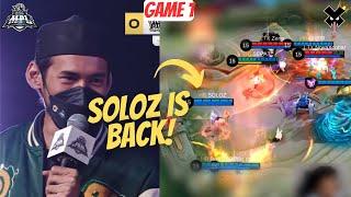 MAHARAJA SOLOZ IS BACK! - HOMEBOIS VS TEAM LUNATIX GAME 1 | MPL MY SEASON 11