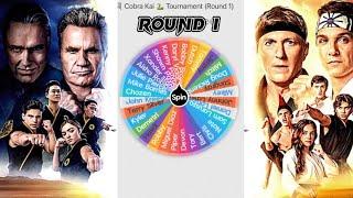 Cobra Kai elimination wheel tournament (Round 1) #cobrakai #vs #tournament #nocopyrightmusic