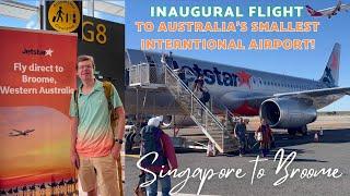 Jetstar Asia INAUGURAL FLIGHT Singapore to Broome! Full Review of Australia's Newest int'l flight!