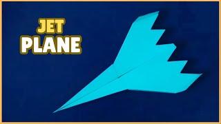 How to Make a Cool Paper Jet Plane - Paper Airplane That Flies Straight and Far