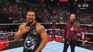 Bron Breakker destroys Sami Zayn - WWE RAW 7/08/2024