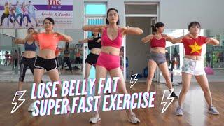 Lose Belly Fat Super Fast Exercise - Reduction Of Belly Fat Quickly | Zumba Class