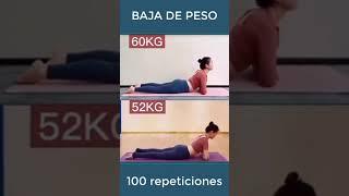 BAJA DE PESO #adelgazar #bajardepeso #dieta #fitness #quemargrasa #ejercicios #yoga #pilates