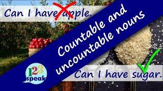 Countable and uncountable nouns in English (20 Quiz questions)