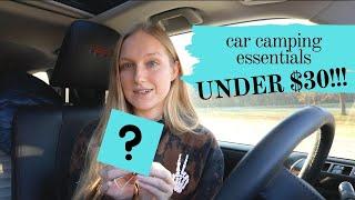 Car Camping Essentials UNDER $30