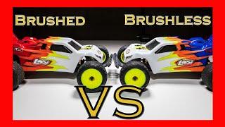 Losi Mini-T 2.0 Brushed VS Brushless Speed Test