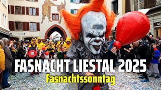 Fasnacht Liestal 2025: Fasnachtssonntag Umzug | Fasnachtsumzug | Switzerland