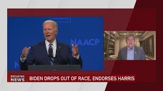 Illinois Congressman Brad Schneider shares his reaction to Biden dropping out of the presidential ra