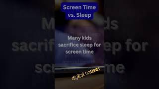 14 SCREENTIME VS SLEEP #digitallifestyle #digitaladdiction #digitalnative #parenting #teachers