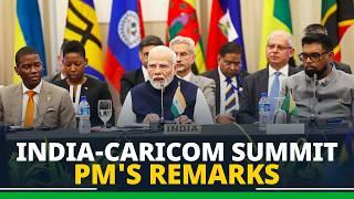 PM Modi's remarks at India-CARICOM Summit in Georgetown, Guyana