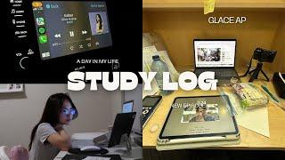 study log  | midterm season, a day in my life