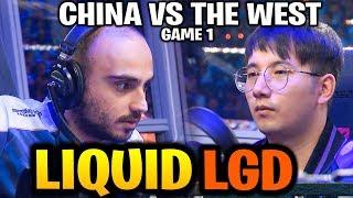 LIQUID vs LGD (Game 1) CN vs WEST! the RUBICK GOD! TI9 Dota 2