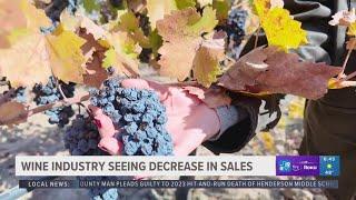 Wine industry seeing decrease in sales