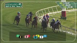 Kurt Becker with the Call: Maker's Mark Mile (G1)