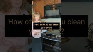 Martha Stewart says clean your oven THIS often. Really?  #shorts #cleaning #shortvideo