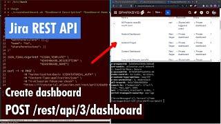 Jira REST API - Create a dashboard