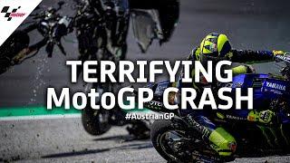 Terrifying MotoGP™ crash from every angle | #AustrianGP 2020