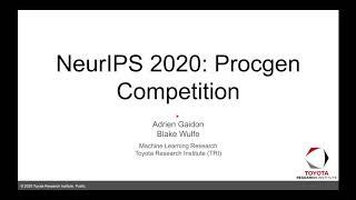 NeurIPS 2020 Procgen Competition Approach