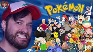 "Pokémon Theme Song" but it's 40 Cartoon Impressions