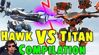 New HAWK VS TITAN 20 Min Compilation - War Robots Gameplay WR