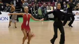 4K 2017 WDSF World Open Latin in Tokyo | Marthe Brinch Rhode - Sandra Sorensen, DEN | CHA CHA CHA