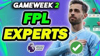 8 PLAYERS FPL EXPERTS ARE BUYING IN GAMEWEEK 2 | Fantasy Premier League 2024/25