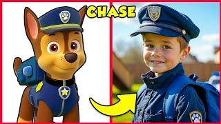 Paw Patrol Characters as Humans  + Guess The Voice Quiz ChaseMarshall‍SkyeRocky