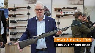 Jagd & Hund 2025: Sako 90 Finnlight Black: Die exklusive Version mit schwarzem Oberflächen-Finish.