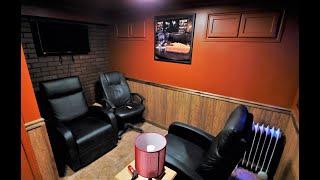 Home Cigar Lounge Man Cave Tour