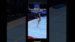 Was the second one perfect?  #explore #explorepage #gym #perfect #flips #shorts #fails #biles