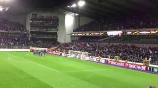 RSC Anderlecht - Tottenham Hotspur October 22 2015 Atmosphere after the game