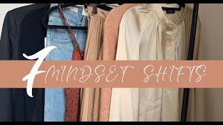 7 Mindset Shifts to TRANSFORM your Style | Fashion Psychology & Capsule Wardrobes