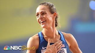 Jenny Simpson's 1500m world championship heat comes down to final steps | NBC Sports