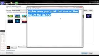 How to change your desktop Background (windows 7)
